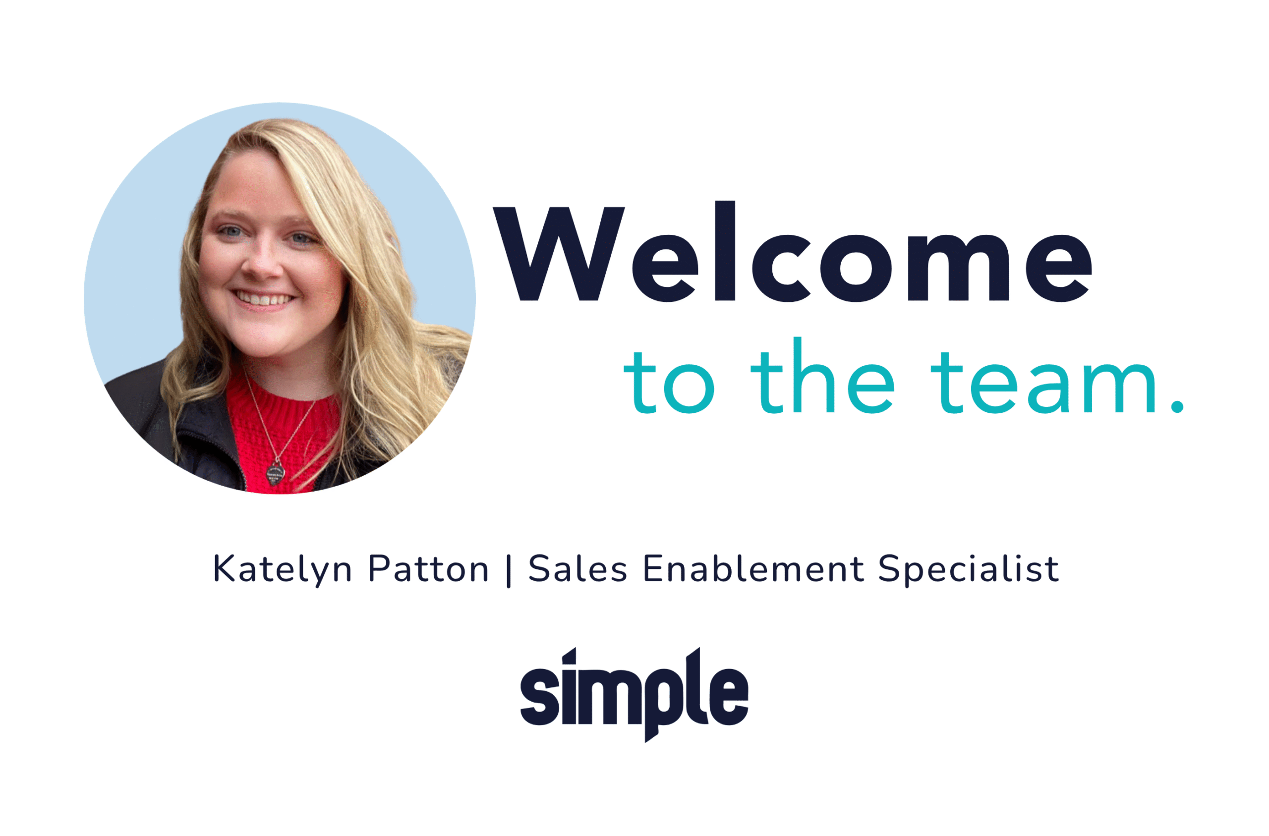 Katie Patton, Sales Enablement Specialist